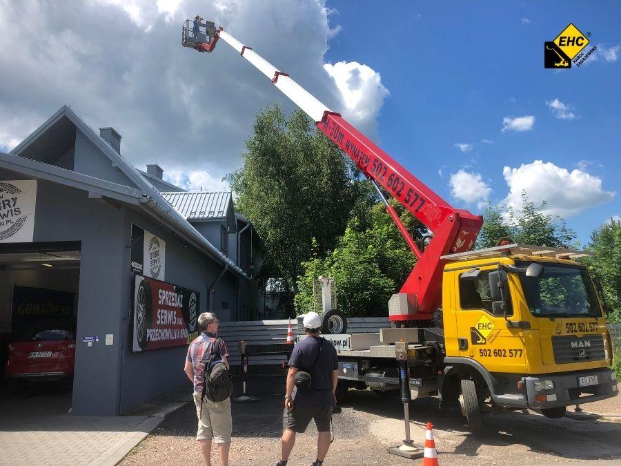 Podnośnik koszowy WUMAG WT 300 MAN na wynajem