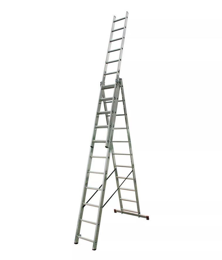 Drabina Krause 3x11 dl. 6,5 m na wynajem - 1