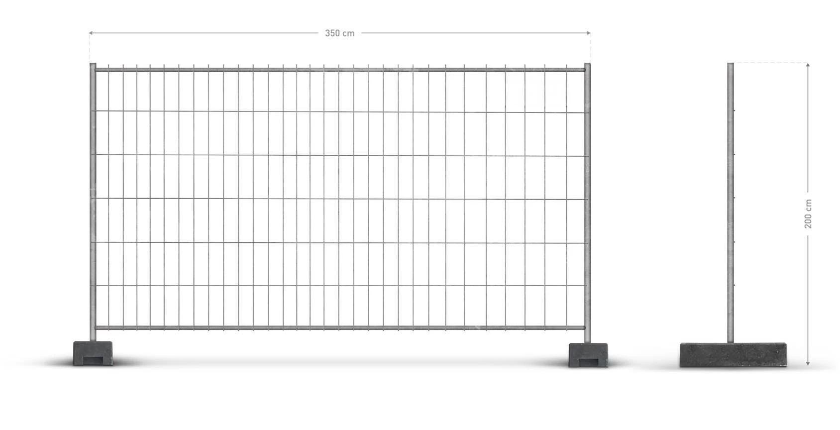 Ogrodzenie budowlane na wynajem