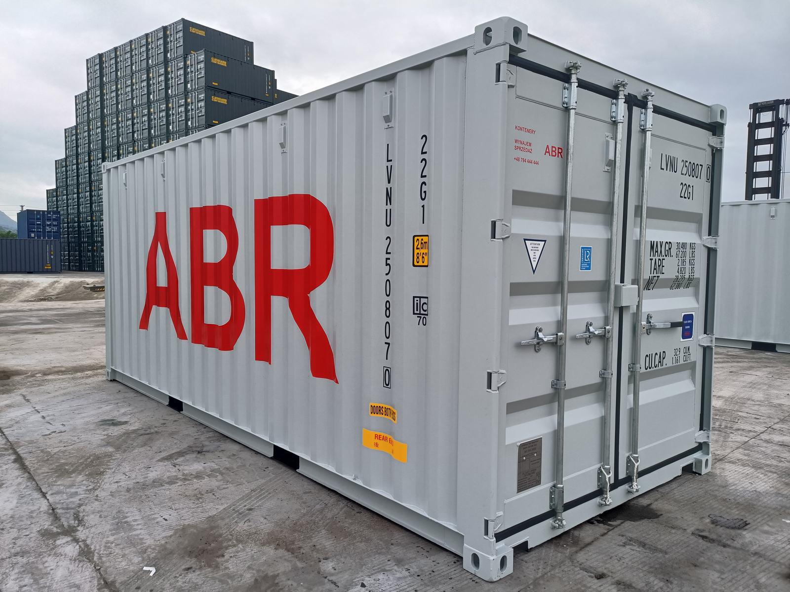ABR Kontenery Kontener morski, magazynowy 20DV na wynajem - 1
