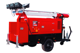 Maszt  oświetleniowy z agregatem na wynajem