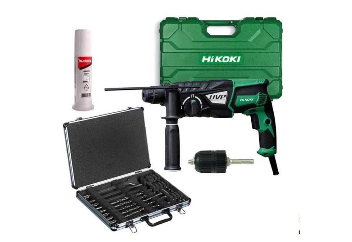 Młotowiertarka  (zestaw wierteł) Hikoki na wynajem