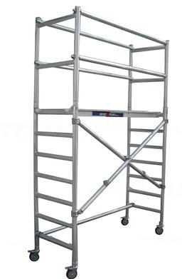 Rusztowanie aluminiowe SNAPPY (0,75 x 2,0 m) wys. robocza 4m na wynajem