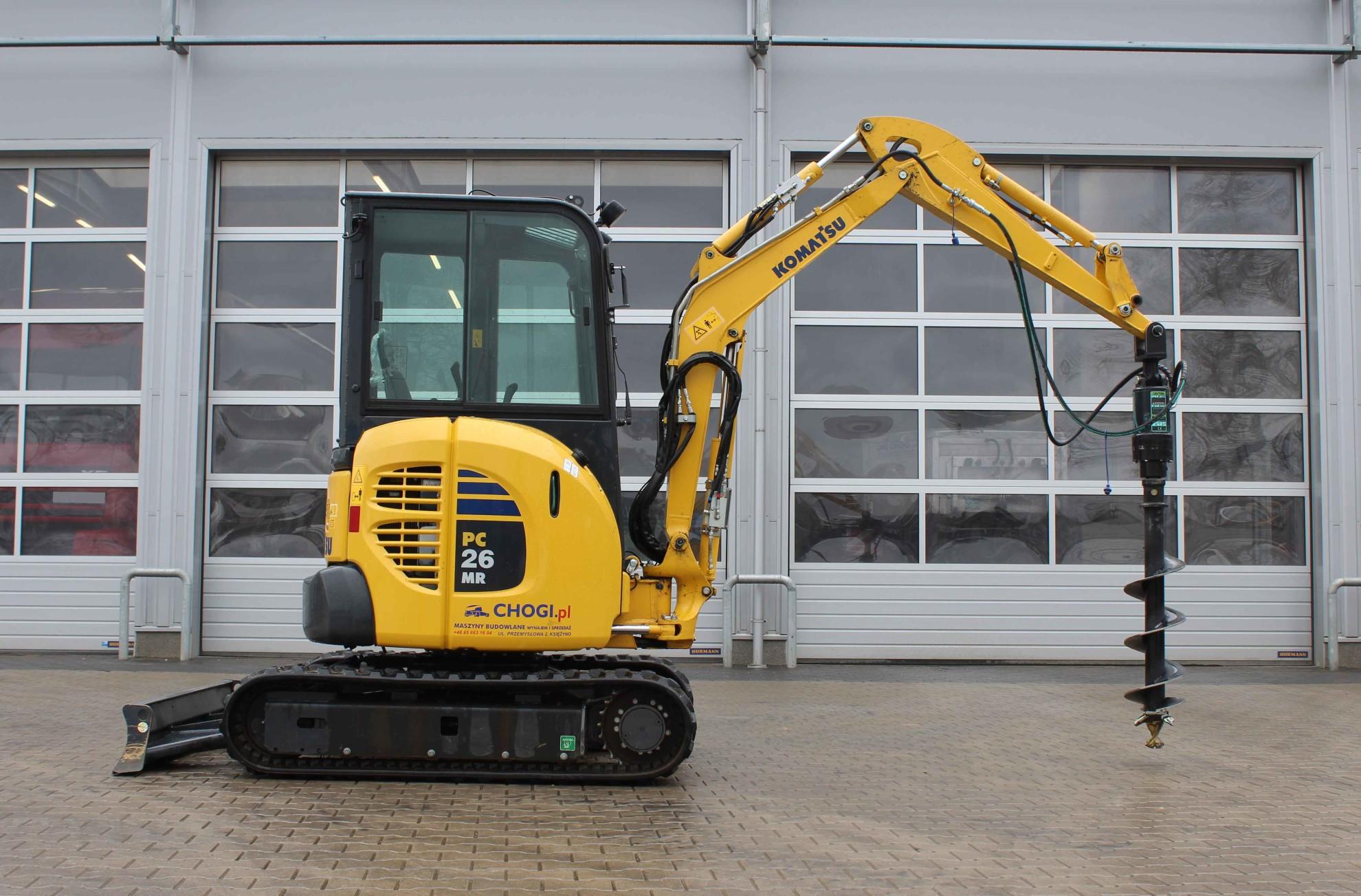 Komatsu PC26 +  Digga Premium Drive PDX2 na wynajem