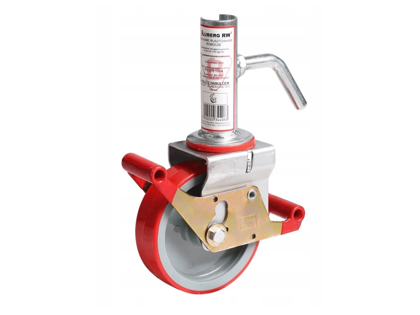 ALUBERG KOMPLET KÓŁ Z HAMULCEM na wynajem