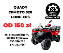 QUAD CFMoto 520 L EPS na wynajem
