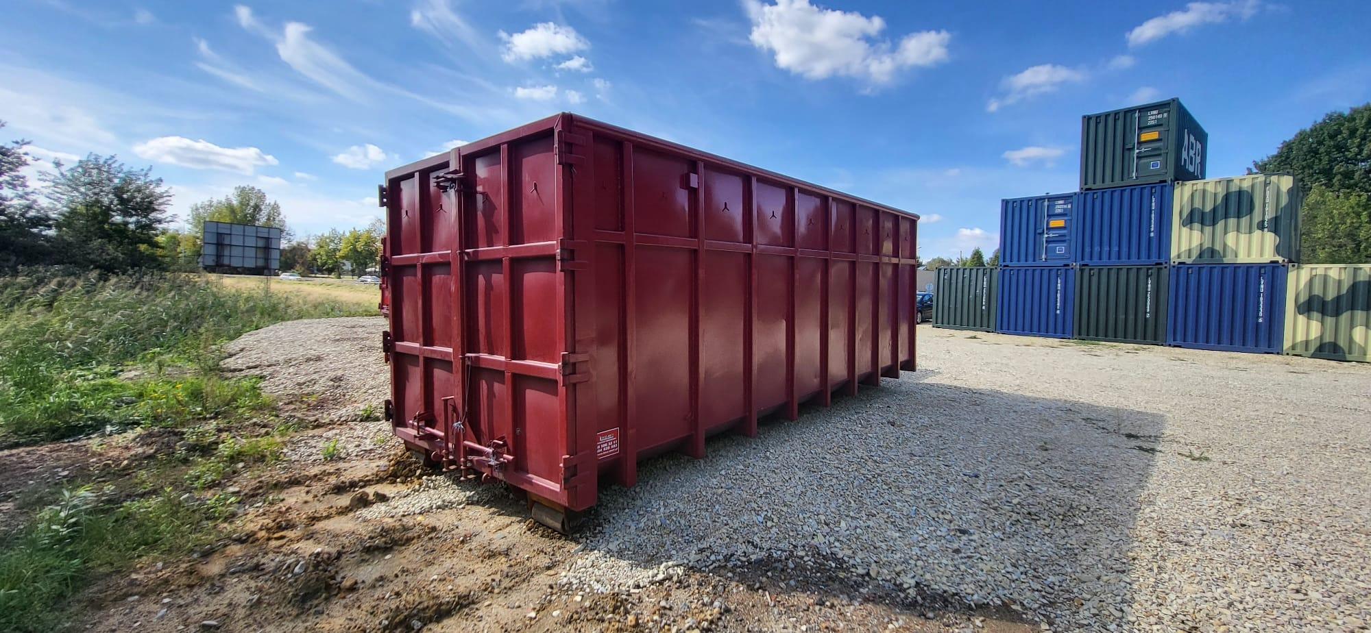 ABR KONTENERY Kontener hakowy 36m3 na wynajem