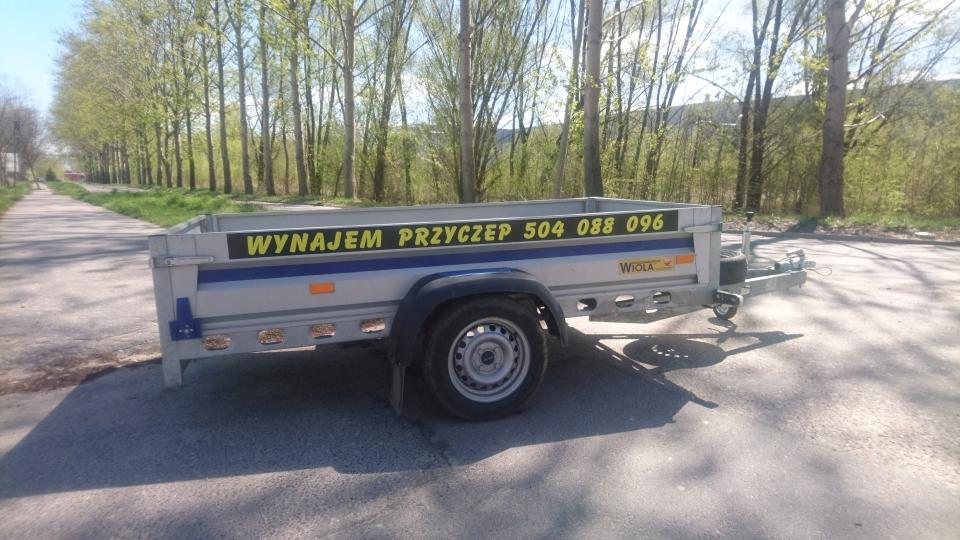 Wiola Przyczepa Jednoosiowa 2,4m x 1,2m / NOL9V36 na wynajem