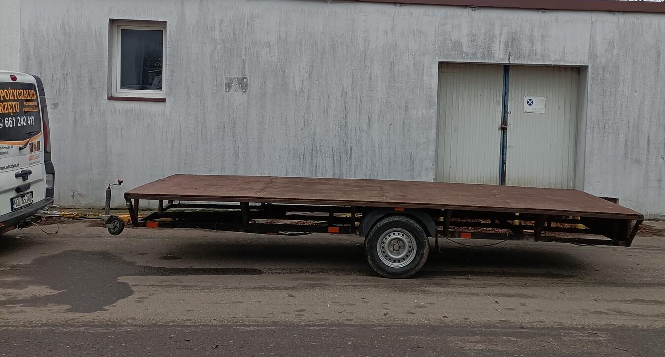 Przyczepa PLATFORMA Jednoosiowa 5m x 2m / NOL3X48 na wynajem