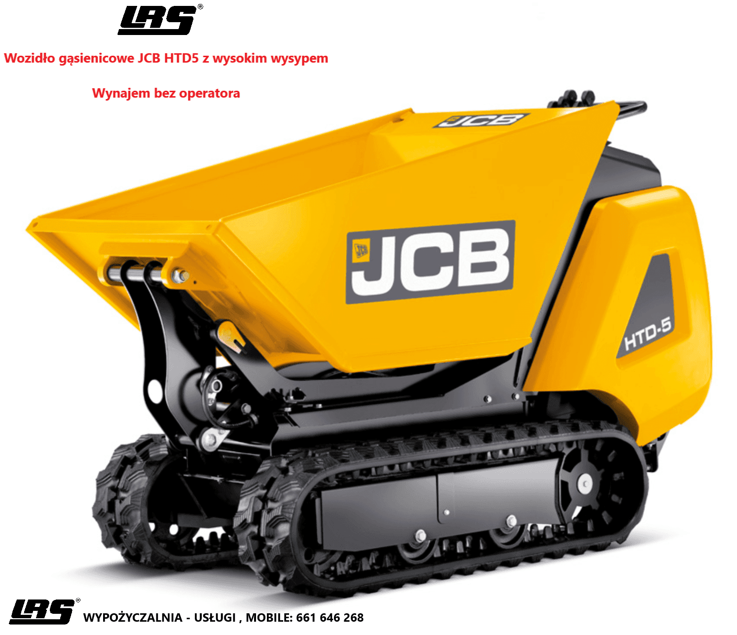 JCB HTD5 na wynajem