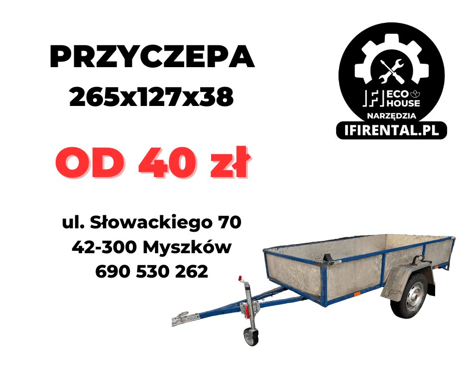 Przyczepa SAM duża SAM na wynajem