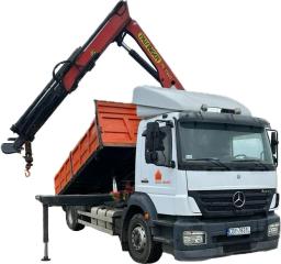 Mercedes HDS ciężarówka 20 m na wynajem