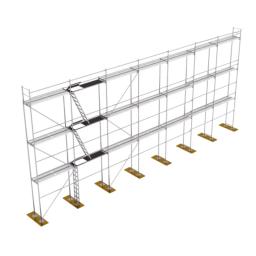 Plettac Rusztowanie elewacyjne systemowe  na wynajem