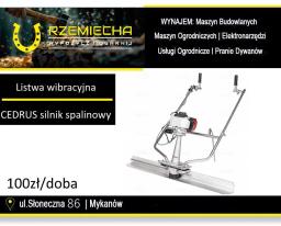 Listwa wibracyjna CEDRUS CEDLW01, spalinowa na wynajem