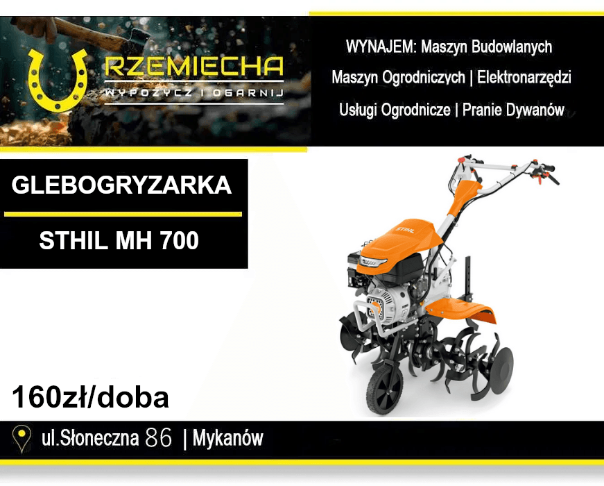 Glebogryzarka STIHL MH700 7,1KM na wynajem - 1