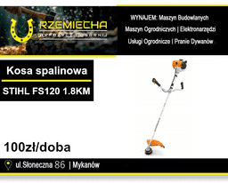 Kosa spalinowa STIHL FS120 1.8KM  na wynajem