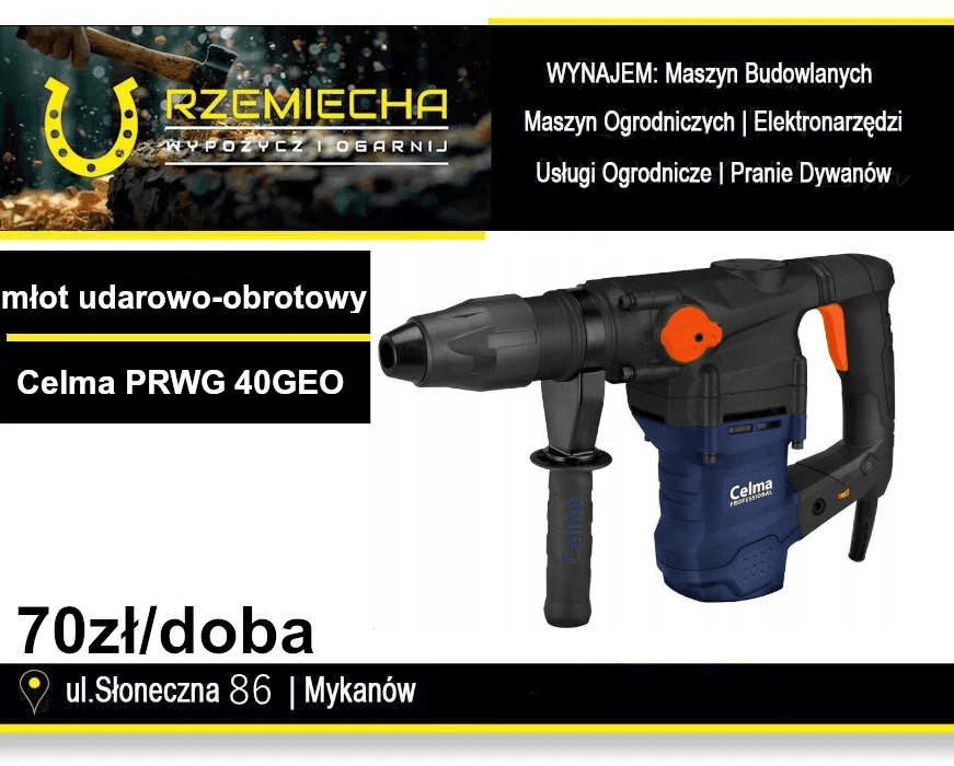 Młot Udarowo-obrotowy CELMA PRWG 40GEO na wynajem - 1