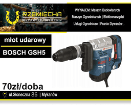 Młot udarowy BOSCH GSH5 CE 8,3J na wynajem