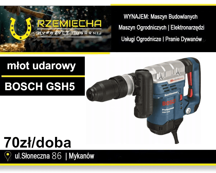 Młot udarowy BOSCH GSH5 CE 8,3J na wynajem - 1