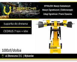 Łuparka do drewna CEDRUS LS06V 7T na wynajem