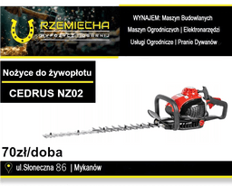 Nożyce do żywopłotu CEDRUS NZ 02 na wynajem