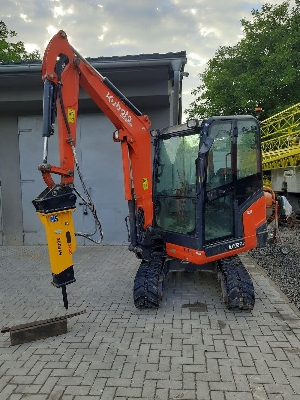 Minikoparka Kubota KX027-4 na wynajem