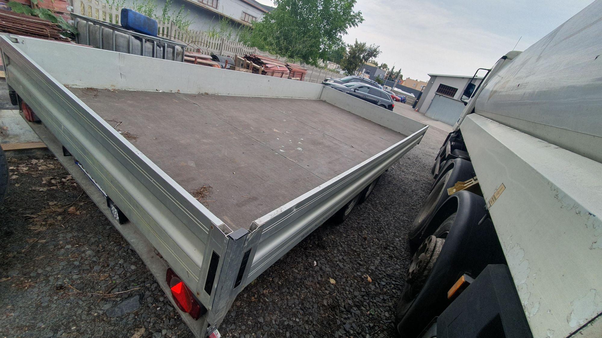 Przyczepka duża Hambaur 2,5m x 5m na wynajem