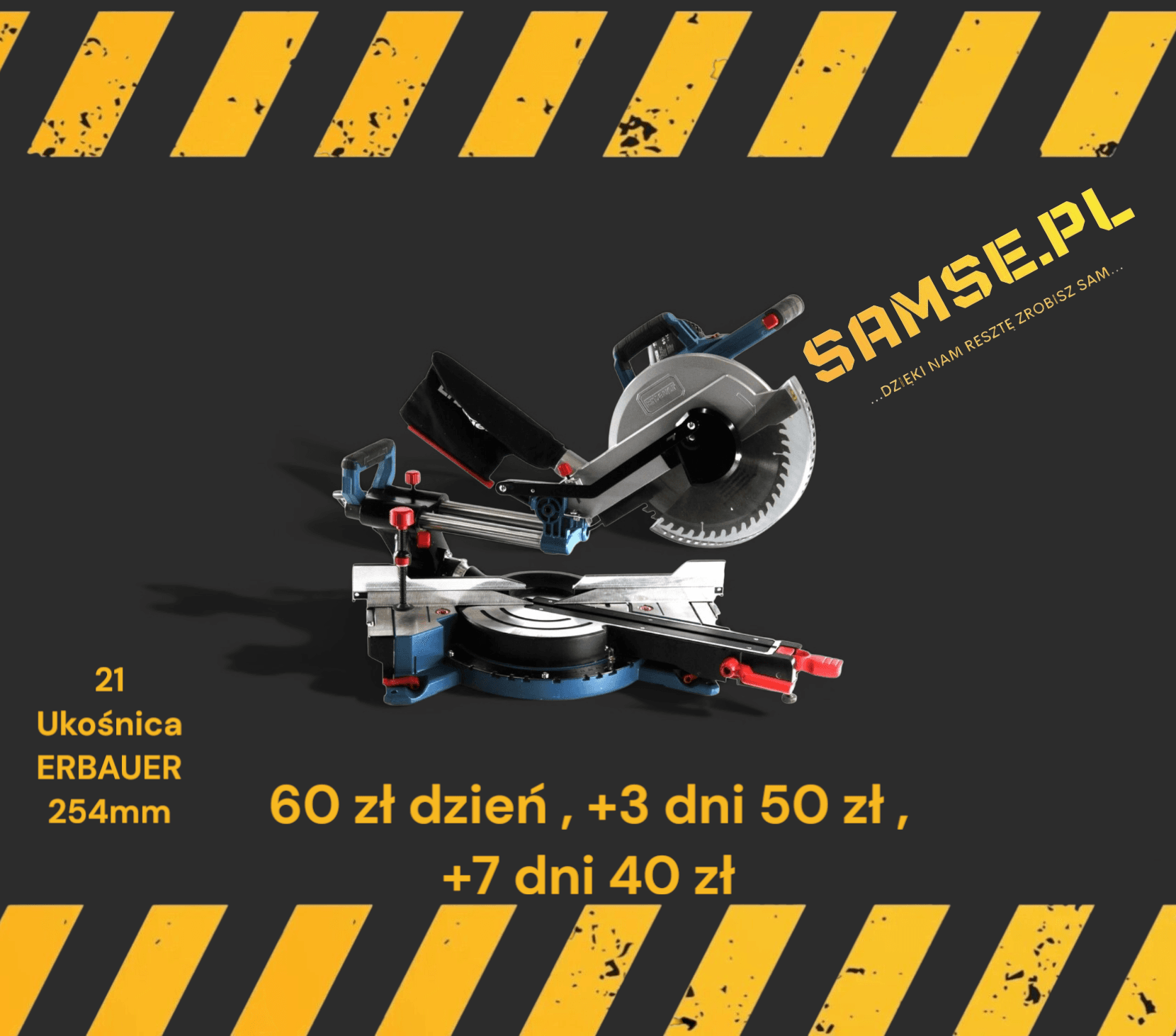 Erbauer EMIS254S 1800W na wynajem - 1