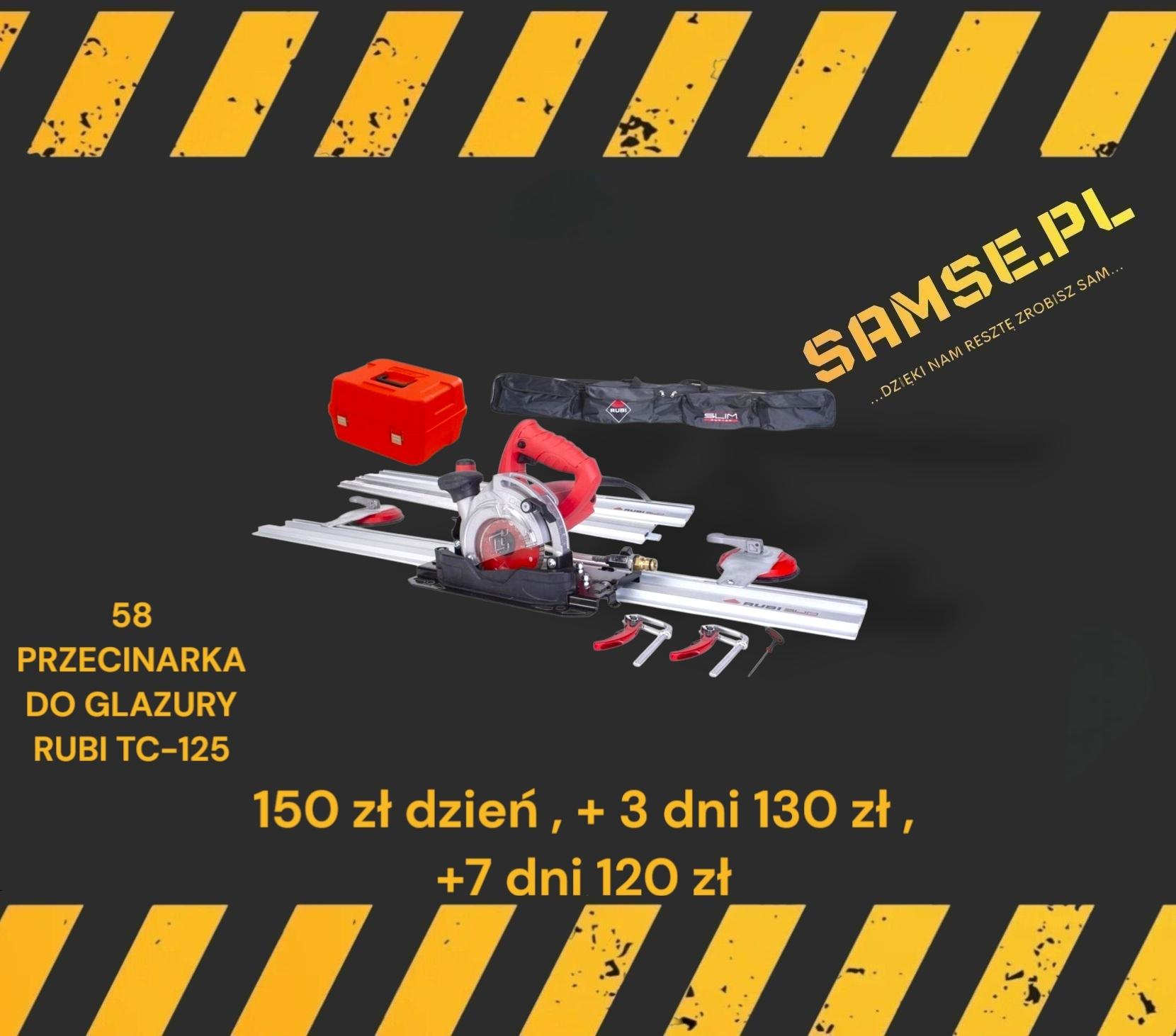 Rubi TC-125 na wynajem - 1