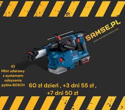 Bosch GBH + GDE 12 na wynajem