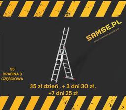 Drabina 3-częściowa na wynajem