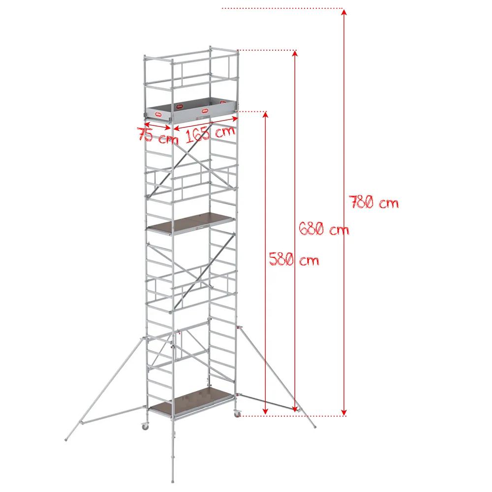 Altrex Rusztowanie wys. robocza 7.8 m Altrex 3400 na wynajem - 1