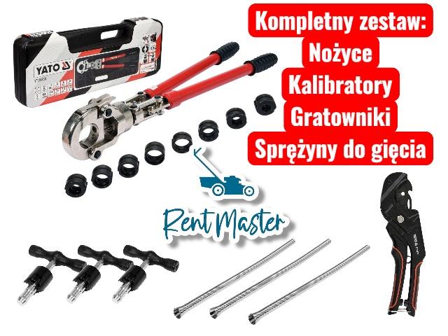 Zaciskarka Prasa Praska Do Rur PEX PERT - ZESTAW na wynajem