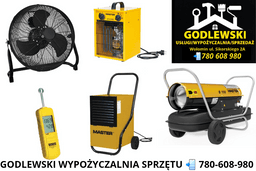 Master  Wentylator przemysłowy podłogowy  na wynajem