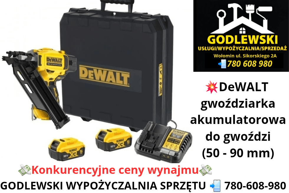 DeWALT Gwozdziarka akumulatorowa na wynajem - 1