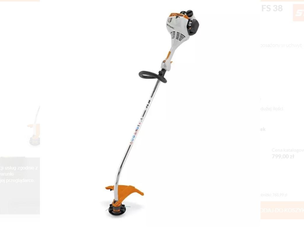 Kosa spalinowa Oleo-mac SPARTA 381T na wynajem