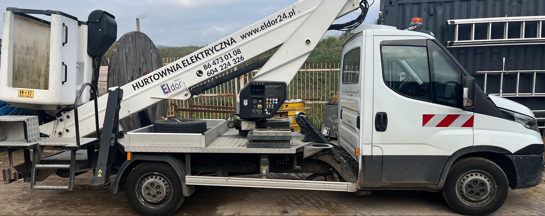 Podnośnik koszowy 12m Iveco Daily 35-120 na wynajem