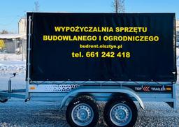 Top Trailer Przyczepa  Dwuosiowa z plandeką 251x135 / NO028CR na wynajem