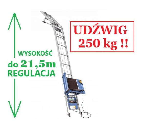 Wciągarka, winda dekarska, drabina dekarska GEDA na wynajem - 1
