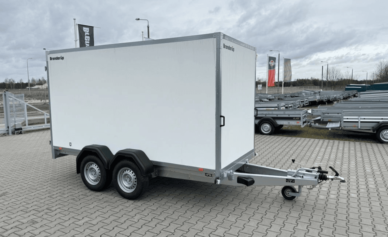 Przyczepa kontenerowa DMC- 2000kg na wynajem - 1