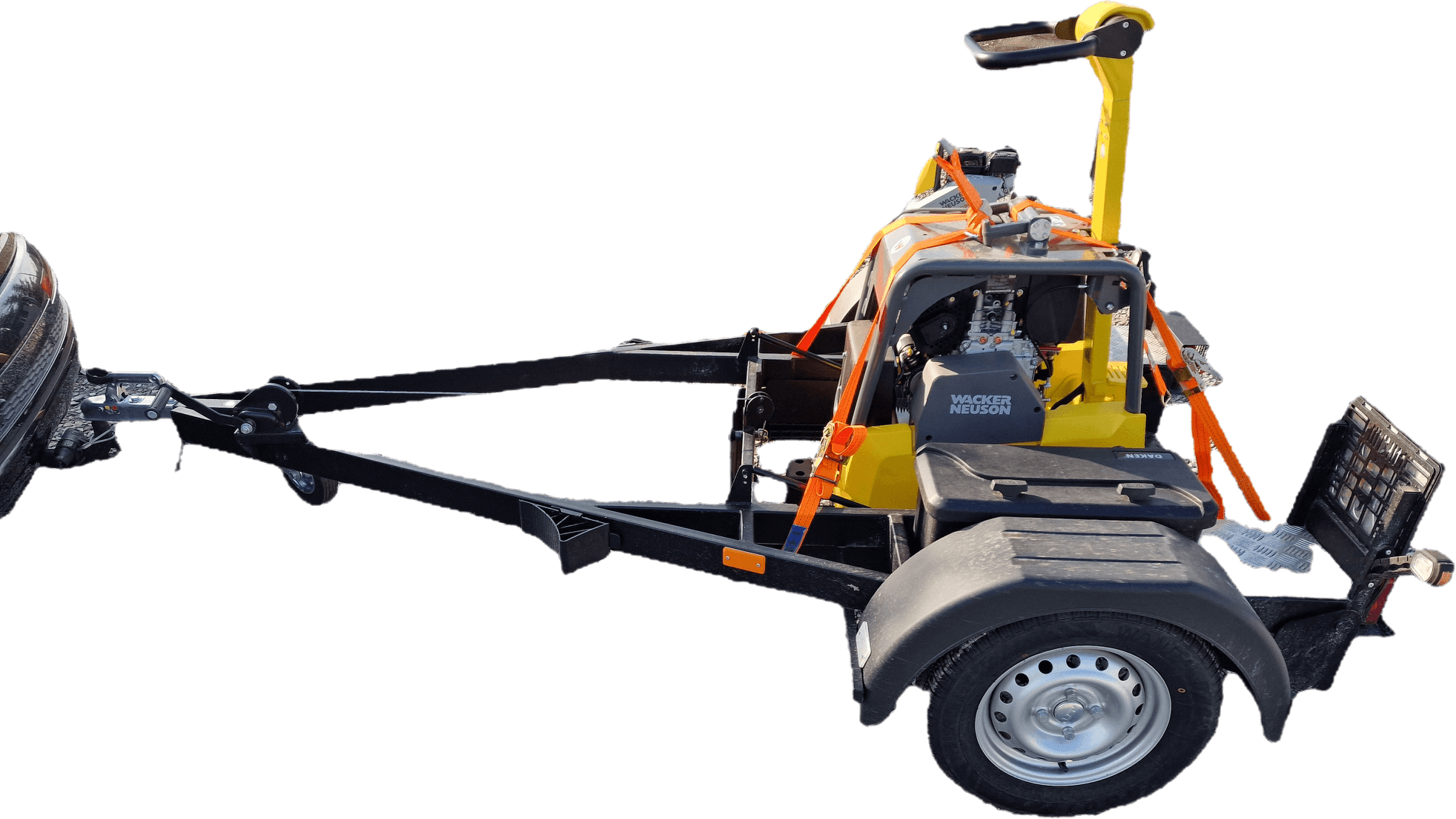 Przyczepka pod zagęszczarke na wynajem - 1