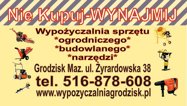 Wypożyczalnia Grodzisk Nie Kupuj-WYNAJMIJ