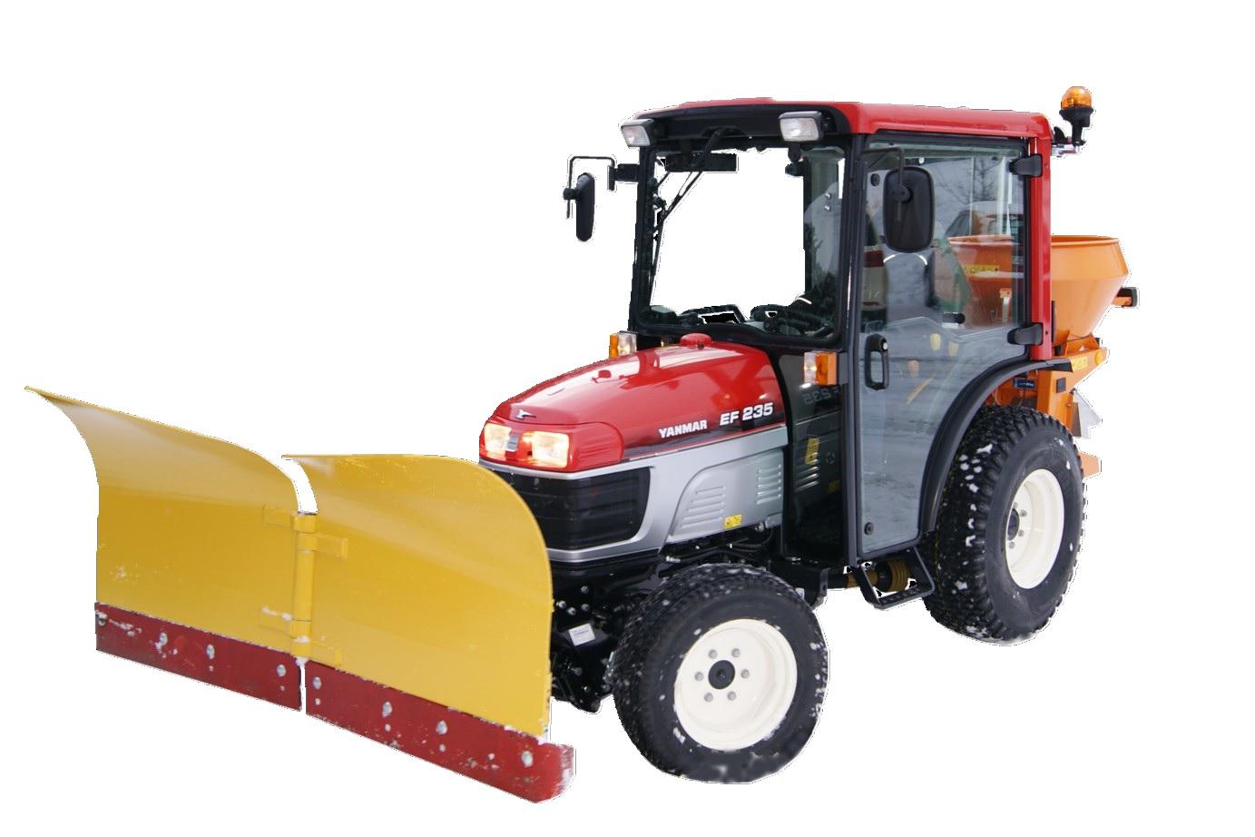 YANMAR EF235 + pług i posypywarka na wynajem