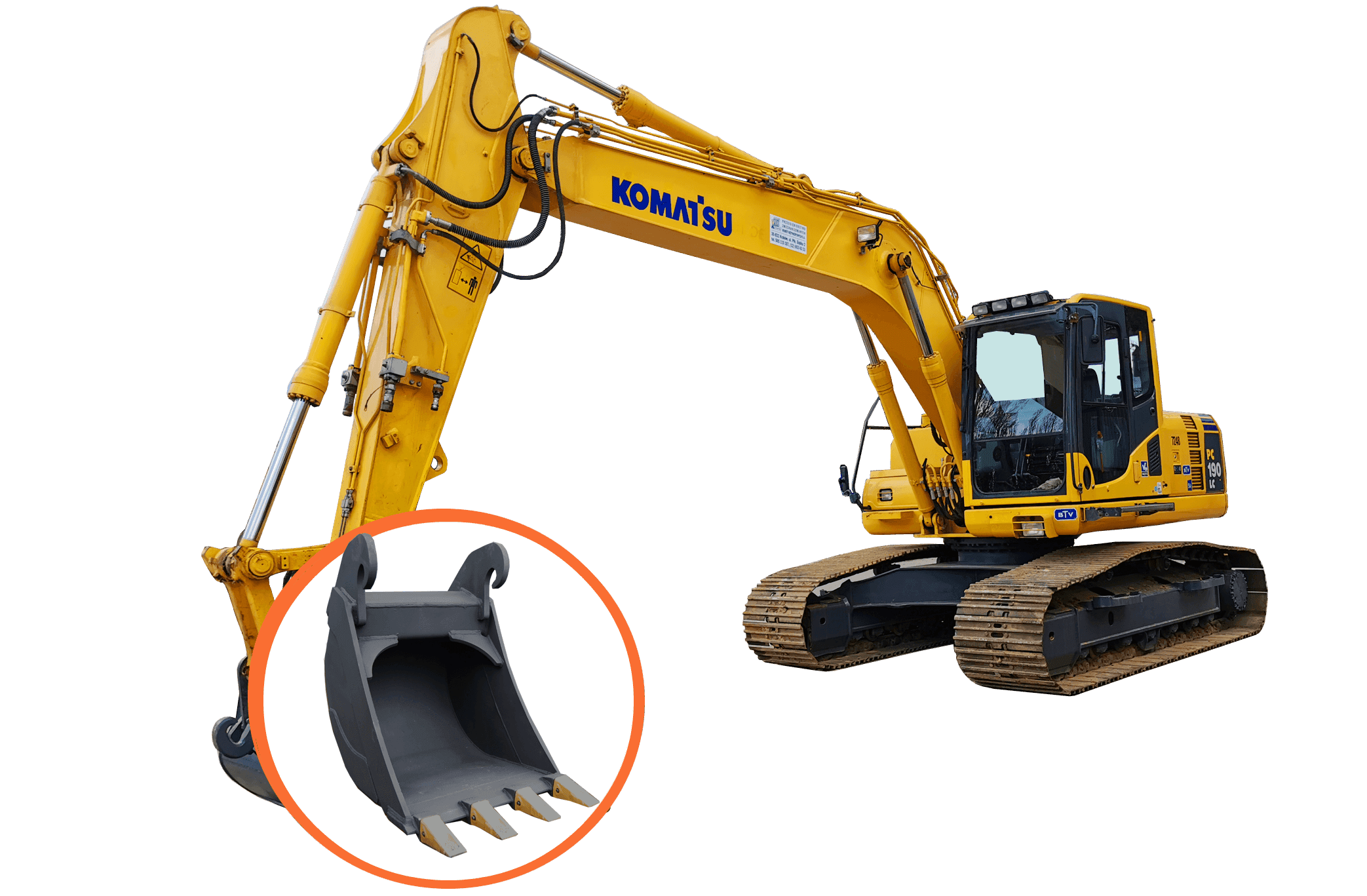 KOMATSU PC 190 LC-8 na wynajem