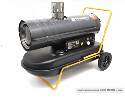 Nagrzewnica olejowa 40 kW MOCNA + rura Powermat 40Kw na wynajem
