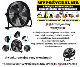 Master  Wentylator przemysłowy podłogowy  na wynajem