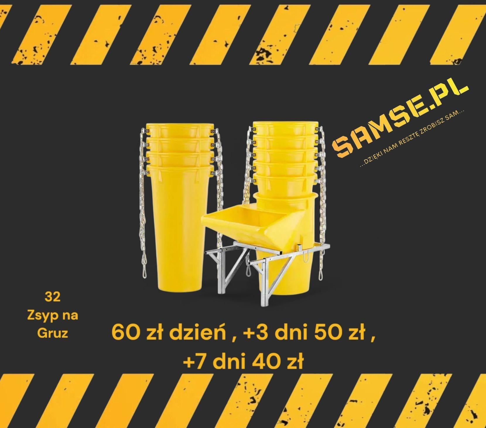 Zsyp do gruzu HIGHER + GEDA na wynajem