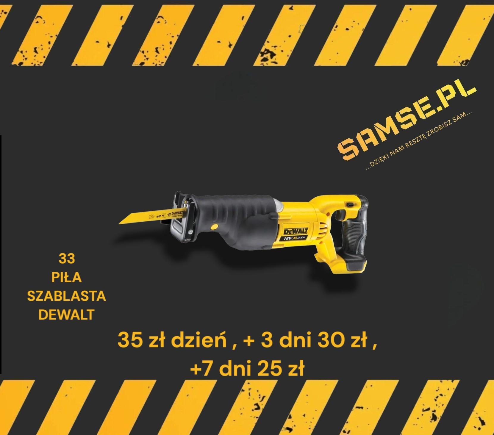 DeWalt DCS38ON na wynajem