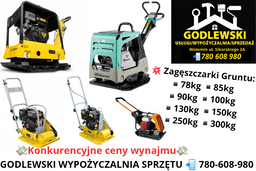 Loncin  Zagęszczarki od 78kg-300kg  na wynajem