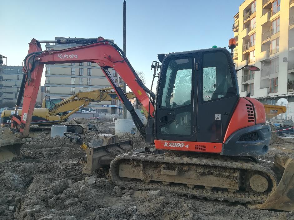 Kubota KX080-4 na wynajem. Zdjęcie 0